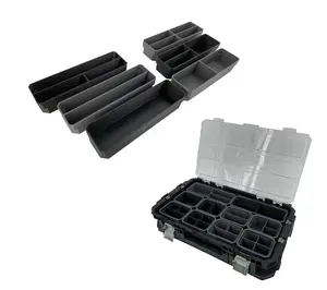 Husky Connect Organizer Compatible Large Nesting Bins - Gray