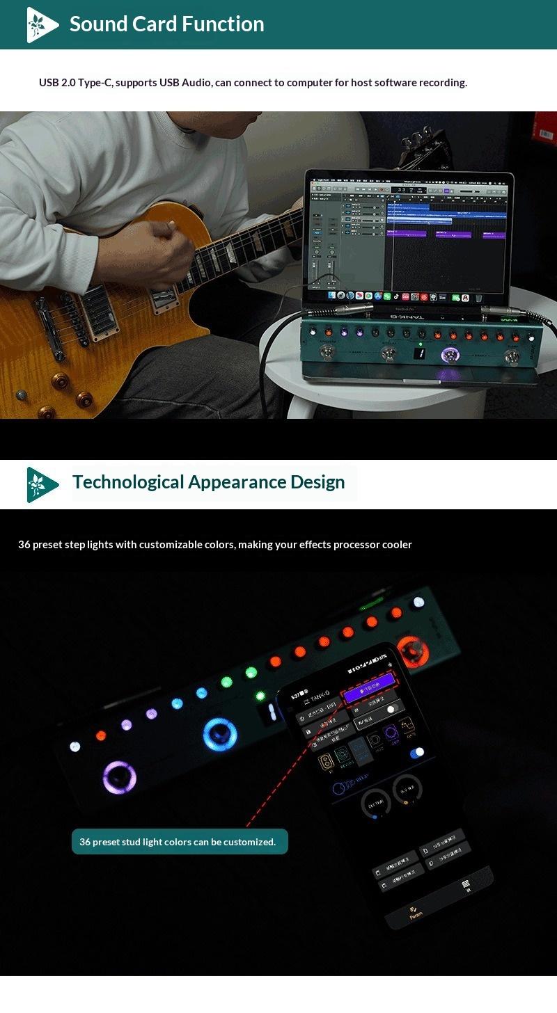 Electric Guitar Effects Unit, Multi-effects Processor, Delay, Reverb