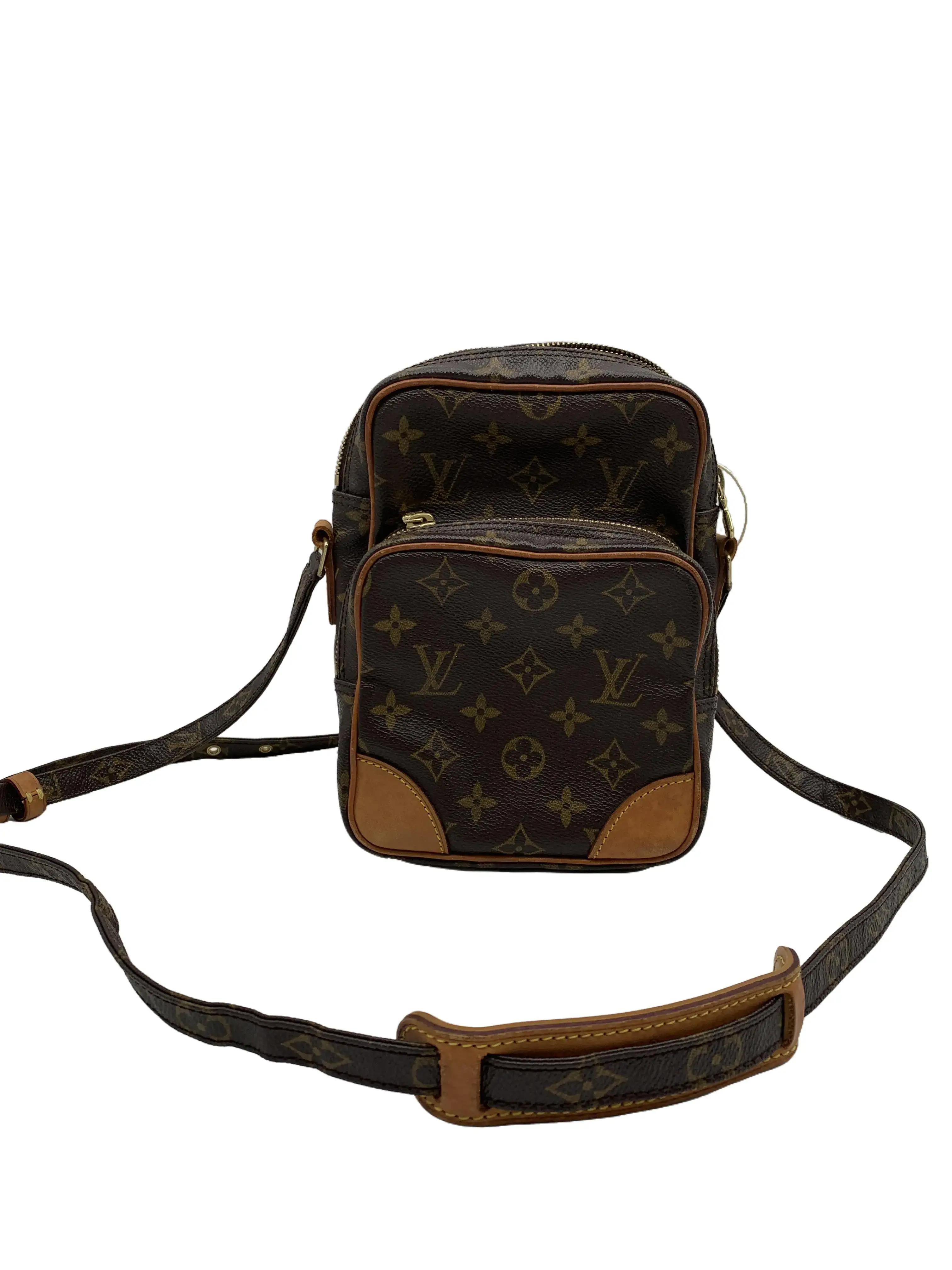 Pre-owned Louis Vuitton Monogram Vertical Double Pocket Camera Crossbody Bag/wj08101153/1153