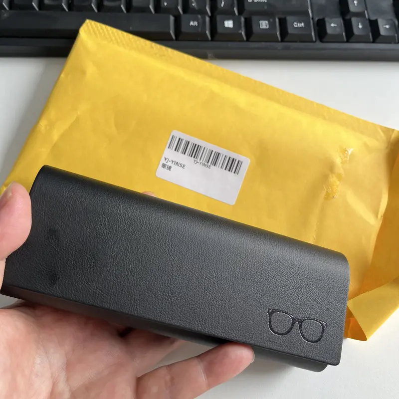 Unisex Stylish Fashion Leather Eyeglasses Case - All Seasons Protective Storage, Eye Glasses Holders, Stylish Eyewear Storage Accessory
