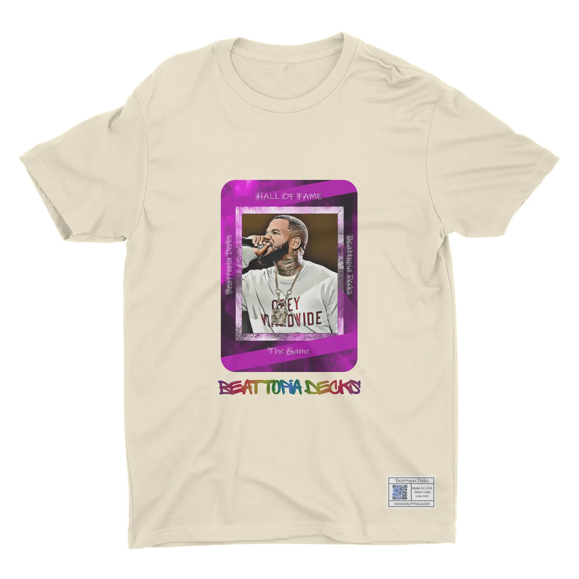 Beattopia Decks "The Game" HOF Men's / Women's Short-Sleeve T-Shirt, Casual Tops Clothing
