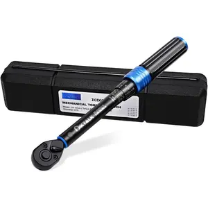 1/4 Inch Drive Click Torque Wrench (2.26-24.9 N.m & 20-220 IN.LB), +-3% , 72- Ratchet for Bicycle Repair, Electronics, Muzzleloader - with Protective Case