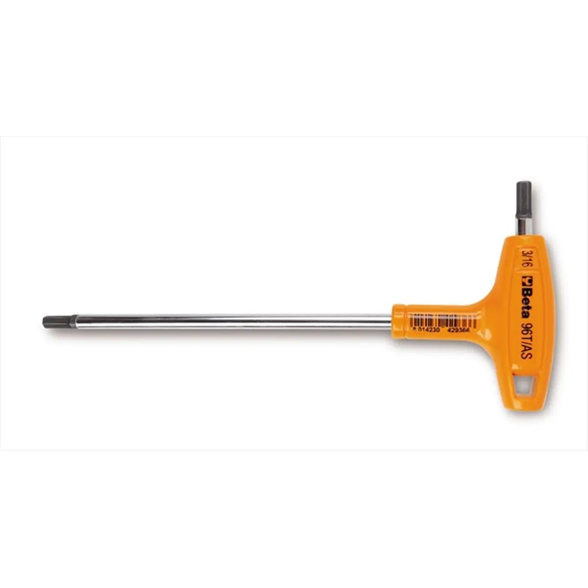 Beta Tools 96T Series Offset Hexagon Key Wrench - 2.5 mm Offset Handle Hex Key with High Torque Design, 2.5Mm, High Torque Jobs