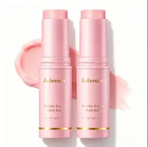 Pink Collagen Multi-Balm: Korean Anti-Aging Volufiline + NAD+ Balm for Eyes, Neck & Lips – Firming, Fine Line Reduction & Collagen Boost