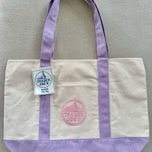 Trader Joe’s Purple Large Tote Bags