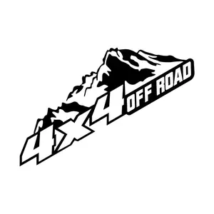 4x4 Off-Road Mountain Car Sticker for Suzuki Jimny, Waterproof Vinyl Car Film, PVC Automotive Exterior Decoration Accessory