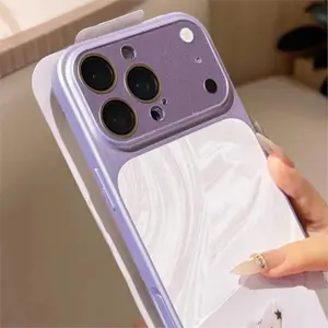 Luxury Frosted Electroplating Bumper Water Ripple Pattern Case For iPhone 17 Air 16 15 14 13 12 11 Pro Max Plus AG Camera Cover
