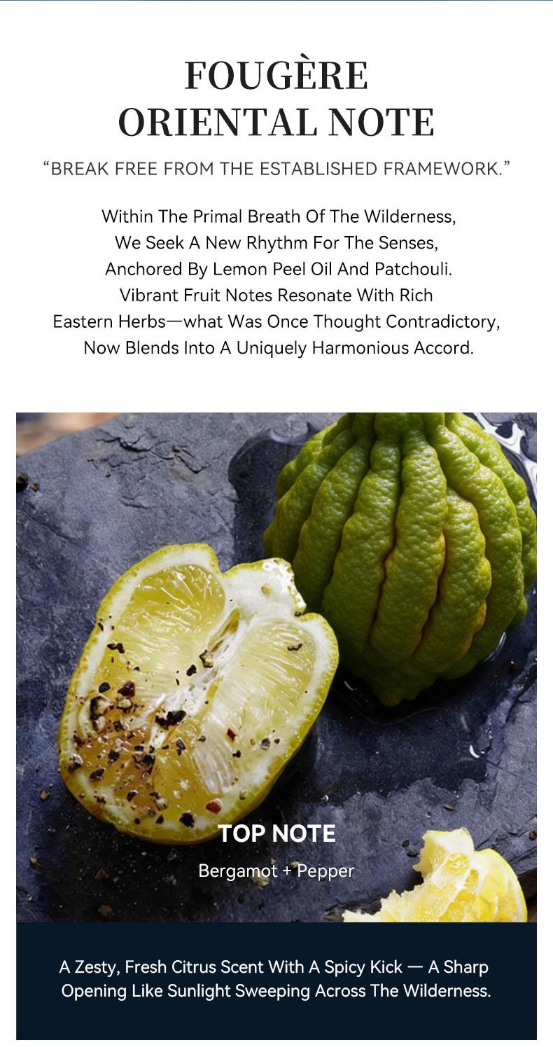 GUMOON explore boundlesswilderness fragrance 50ml ocean fresh scent premium aromatic woody fragrance with bergamot coconut amber for him & her bold arabian perfume luxurious gift