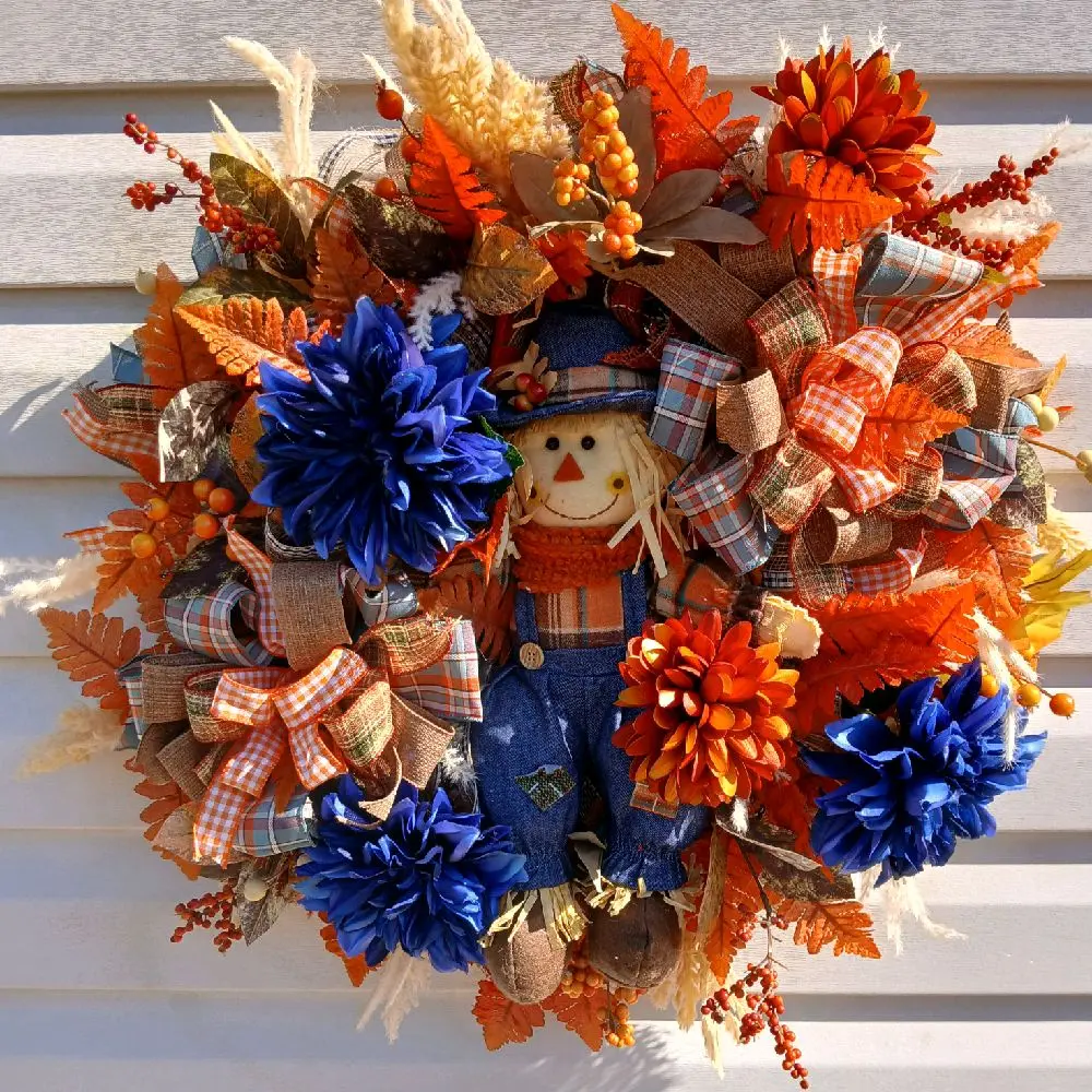 Fall Scarecrow Wreath
