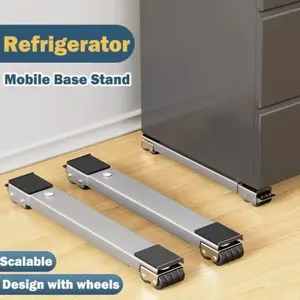 Appliance Roller Stand 24 Wheel Mobile Base Heavy Duty Movable Dolly for Refrigerator Washer Dryer Adjustable Universal Frame