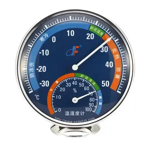 Thermometer Hygrometer for Indoor and Outdoor Use, High-Precision, for Children's and Baby's Room, Desktop and Wall-Mounted