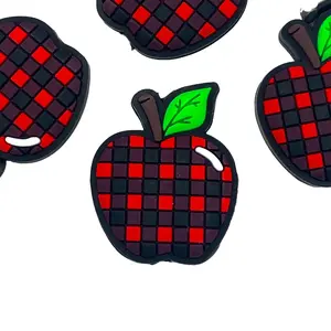 An Apple A Day Focal Bead | Apple Beads | Colorful Shape Apple Crafting & Beading Beaded DIY Supplies