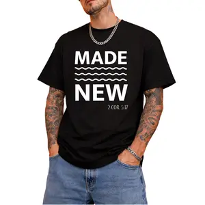 Made New Christian Baptism Shirt for Adults – Soft 100% Cotton Material