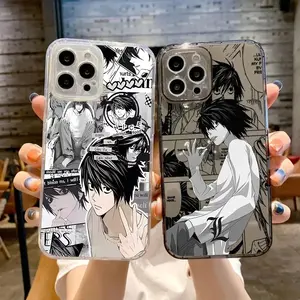 L-Lawliet Death Note Phone Case FUNDA Phone Case for iPhone 17,16,15,14,13,12,11,Pro,Max,Plus Phone Cover Shockproof Soft Clear Back Cover Coque