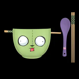 Invader Zim Gir Big Face 20oz Ceramic Ramen Bowl