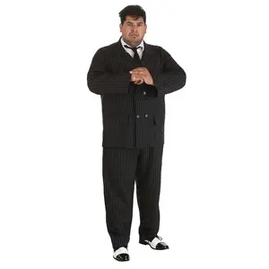Deluxe Plus Size Gangster Costume for Men