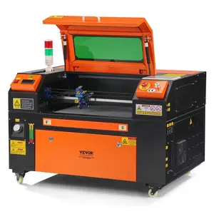 fathersdaygift VEVOR 50W CO2 Laser Engraver, 12x 20 in, 19.7 IPS Laser Cutter Machine with 2-Way Pass Air Assist, Compatible with LightBurn, CorelDRAW, AutoCAD, Windows, Mac OS, Linux, for Wood Acrylic Fabric More