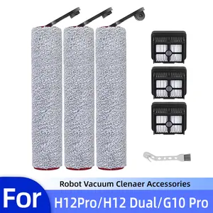 Replacement Vacuum Filters & Roller Brushes for Dreame H12 Pro Wet Dry Vacuum Cleaner, Easy-to-Use Household Appliance Parts for Clean Floors