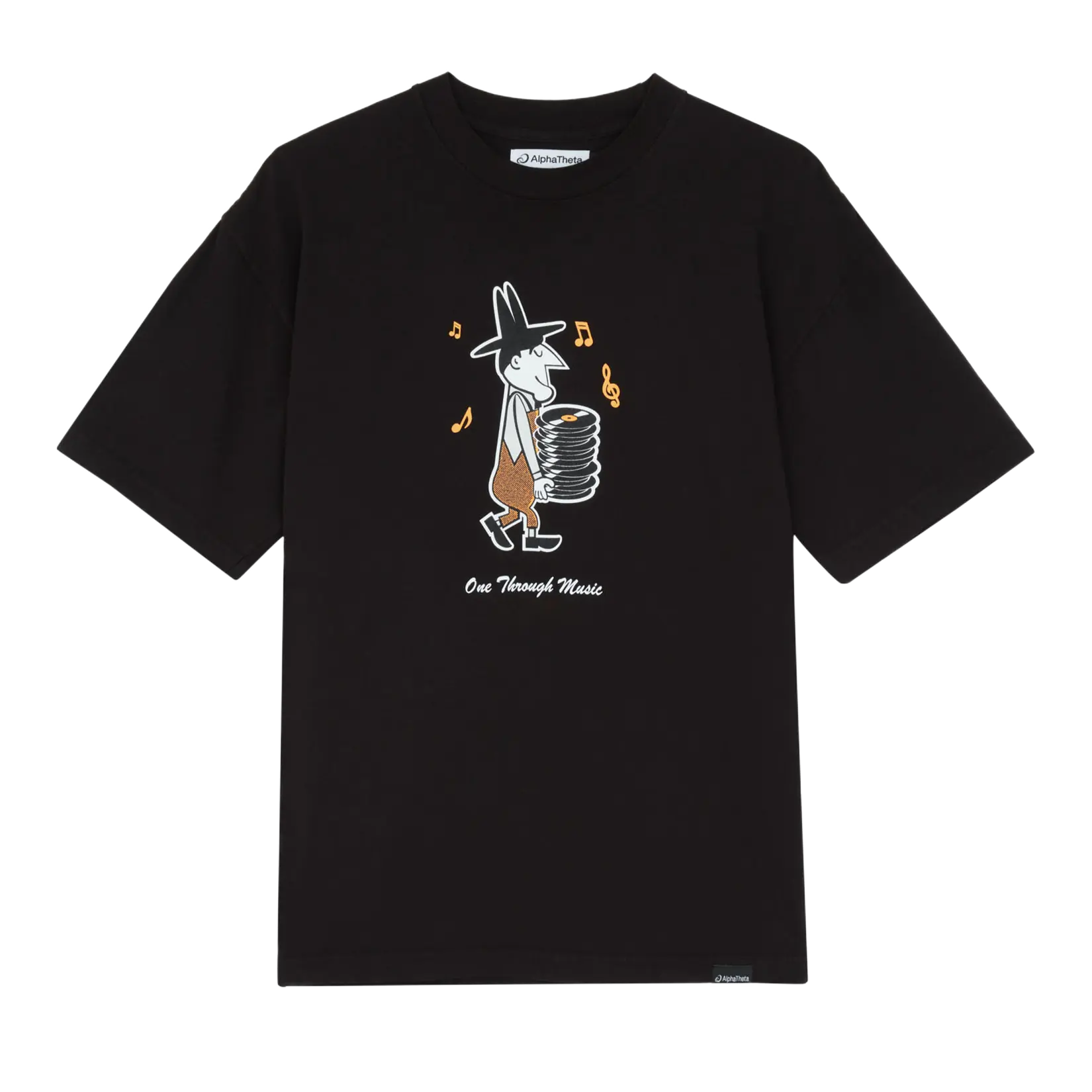 One Through Music Record Man Short-Sleeve Tee