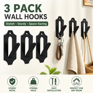 Skull Hanger for Mounting – 3 Pack Skull Mount for Hanging Deer, Mule, Antelope, Coyote and Small Game Animals, Wall Display Hunting Trophy Rack for Taxidermy Skull Hook