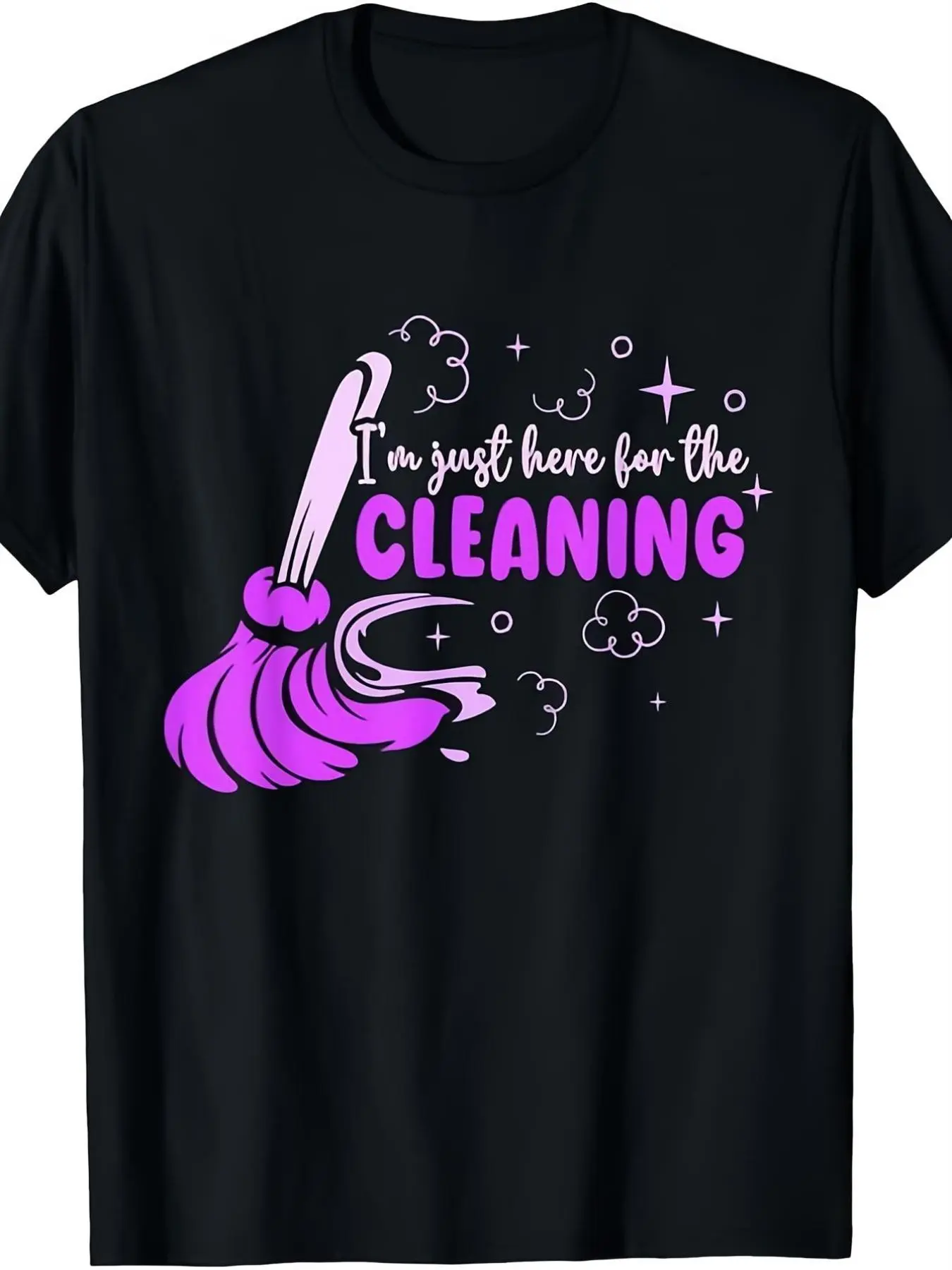 Funny Cleaning Lady T-Shirt - Retro Janitor Slogan