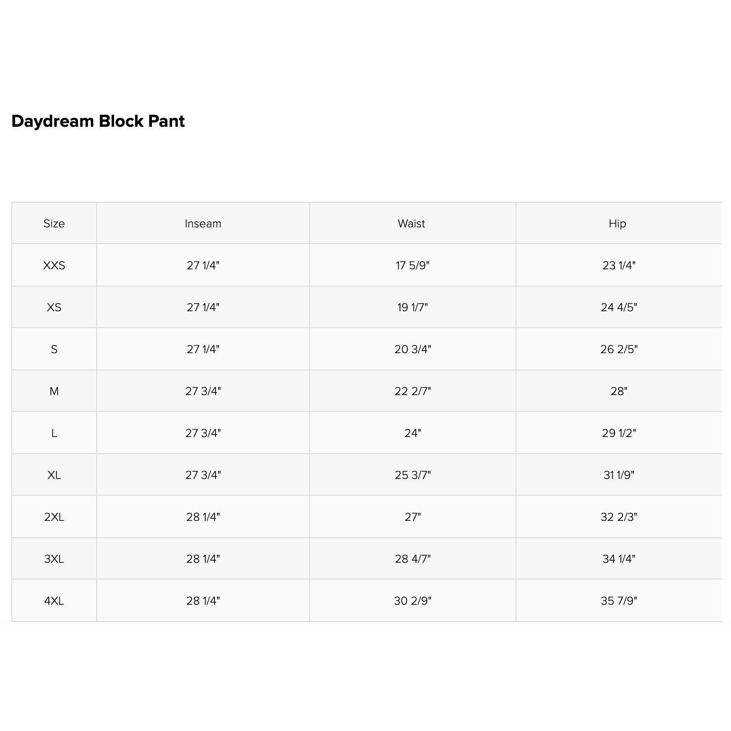 Vitality Daydream® Block Pant