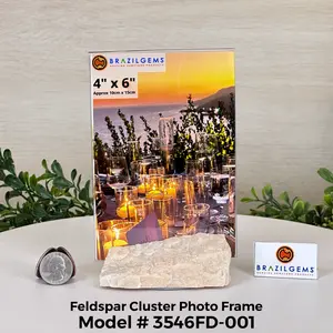 Feldspar Cluster 4"x6" Photo Frames (Select your favorite one) #3546FD (Buy 2+ Get 30% Off)