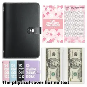 100 Envelope Challenge to save Binder, 2026 Budget Binder, Saving Challenge Book, Saving Challenge Notebook, Money Organizer, Budget Planner Book for Budgeting, Savings Challenge Planner, Birthday Gifts Income Tracker for New year mother's Day gifts