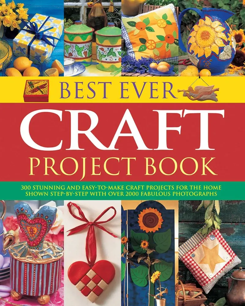 USED-Best Ever Craft Project Book: 300 Stunning and Easy-To-Make Craft Projects for the Home, Shown Step-By-Step with Over 2000 Fabulous Photographs by Painter, Lucy (Hardcover)