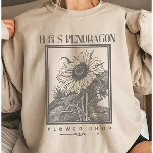 H&S Pendragon Flower Shop Crewneck Sweatshirt | Miyazaki sweatshirt | Anime Inspired | Howls Castle TY