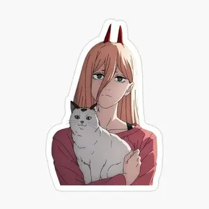 Power anime manga Chainsaw Man Sticker