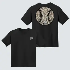 Camo Baseball Baller Lifestyle T-Shirt for Youth and Toddler, Baseball Shirt, Youth Shirt, Youth Clothes, Youth Outdoor Clothing, Back to School Shirt, Birthday Gift