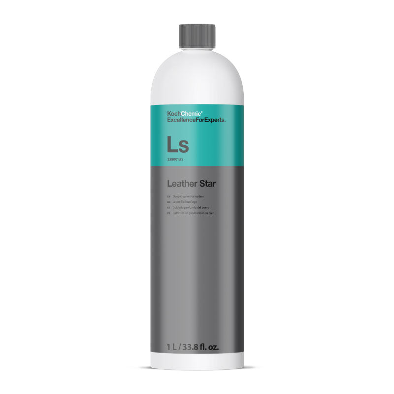 Koch Chemie Leather Star 1L – Premium Leather Conditioner, Cleans, Nourishes & Protects, Restores Softness, Satin Finish, UV Protection for Interiors