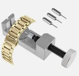 Metal Adjustable Watch Band Strap Bracelet Link Pin Remover Repair Tool Kit US