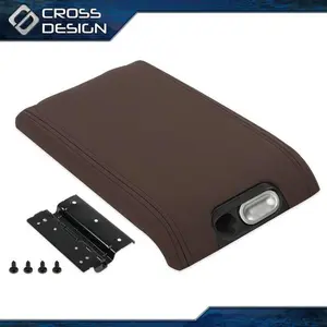CROSSDESIGN Center Console Arm Rest Lid Cover 9L3Z-1506024-CC Fit For 09-14 Ford F150