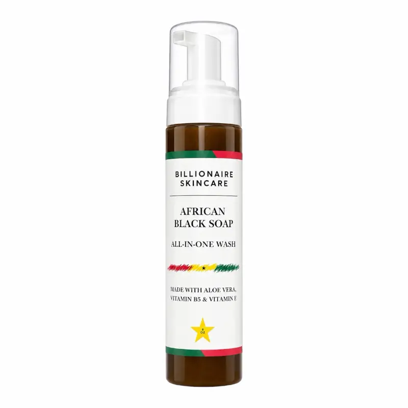 Billionaire Skincare African Black Soap All-In-One Wash