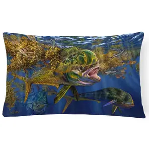 212 MAIN Handmade Seaweed Salad Mahi Fabric Decorative Pillow - Durable Cushions, Soft Furnishing, Outdoor Cushion Cover, Bedroom Decorative Accessory (Approximate Size), Bedroom Decorative Accessories