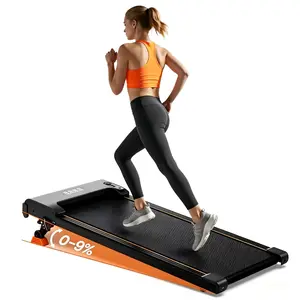 Desktop treadmill, with remote control, weight capacity 265 pounds, foldable and portable treadmill, suitable for office/home use, silent design, no batteries required, silent under-desk fitness equipment