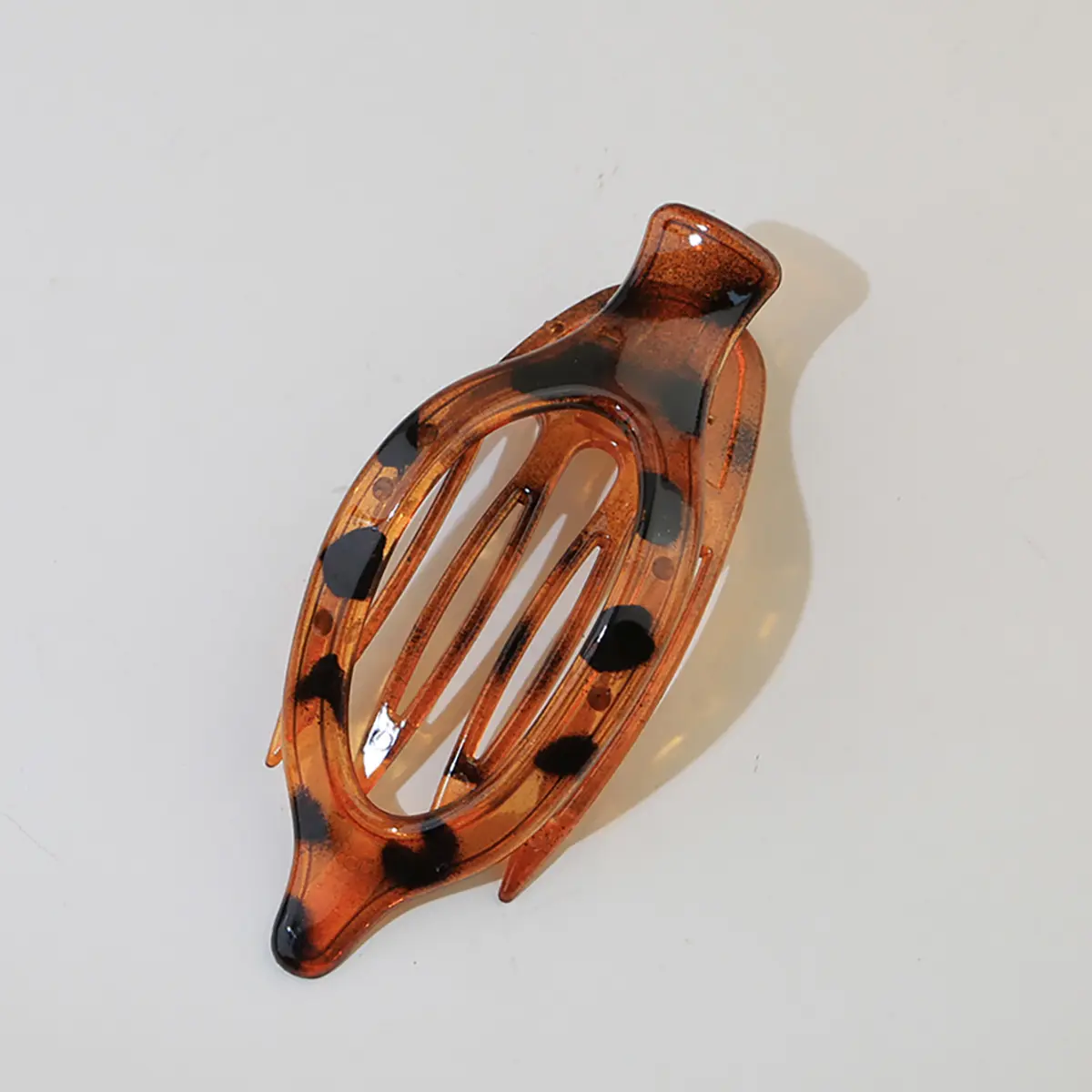 #4 shiny red leopard print [pointed duck