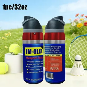 32oz Im-Old Spray Prank Insulated Cup, Fun Print Stainless Steel Sports Water Bottle, Portable Straw Mug, Large Capacity Car Travel Cup