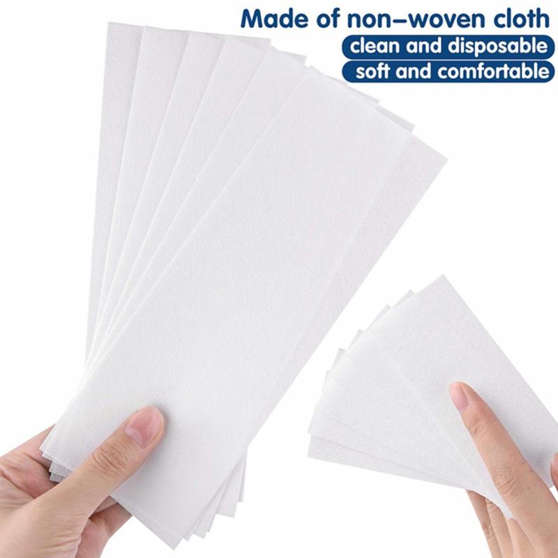 Amira Beauty Non Woven Wax Strips 200 Pieces Hair Removal Waxing Facial Body Epilating Small to Large Multi Size Pack (100 Pieces Each)