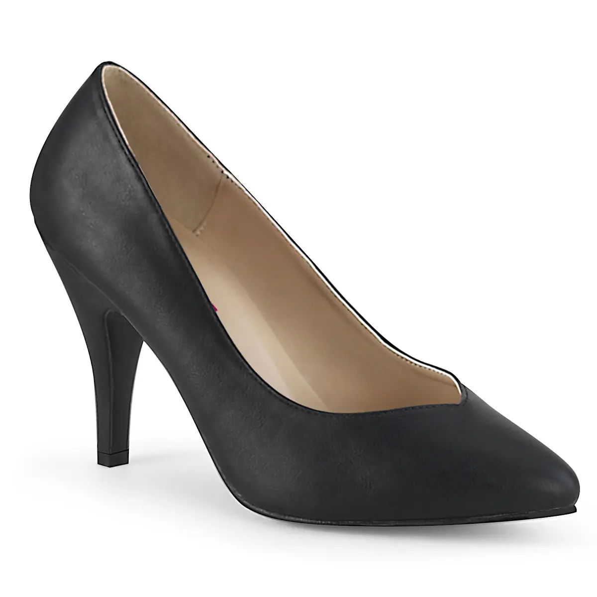 Women's Classic Pointed-Toe Pumps, Elegant 4 in Stiletto with Wide Width Comfort for Drag Performances & Crossdressers, DREAM-420W Matte Black, Footwear, High Heels, Comfortable Heels, Stylish, Dressy Pumps, Feminine Pumps