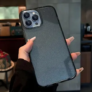 Luxury Bling Glitter Clear Case, for iPhone 17 Pro Max、16 Plus、15、14、13、12、11 Shockproof Transparent Soft Cover, Gift for Easter Day, Christmas Halloween Deco, Gift for Girlfriend, Boyfriend, Friend Or Yourself