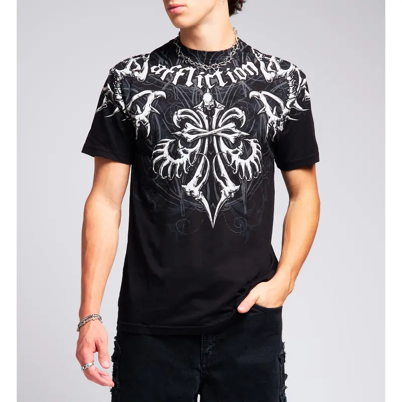 Affliction Men's T-shirt Skeleton