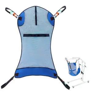 VEVOR Universal Full Body Patient Lift Sling - Large, Patient Lift Medical Sling for Easy Transfer and Bathing, Polyester Patient Aid Transfer Sling for Elderly, Disabled, Bedridden, 600LBS Capacity