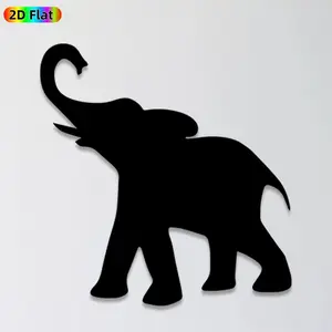 1pc Elephant Metal Wall Art, Majestic Elephant Statue Mural, Ideal Gift for New Year, Christmas, Animal Decor Enthusiasts, Weather-Resistant Metal Wall Decor Wall Sculptures, Perfect for Living Room Wall & Garden Fence, Unique Home Decor Accent