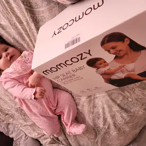 Product Review of Momcozy Hip Seat Baby Carrier, Adjustable Ergonomic Carrier with Various Pockets for Newborns & Toddlers up to 45lbs Portable Mother Mom Gift Convenient Travel Gifts wild  bird back baby baby carriers Ergonomic Baby Carrier with Hip Seat from G**💋