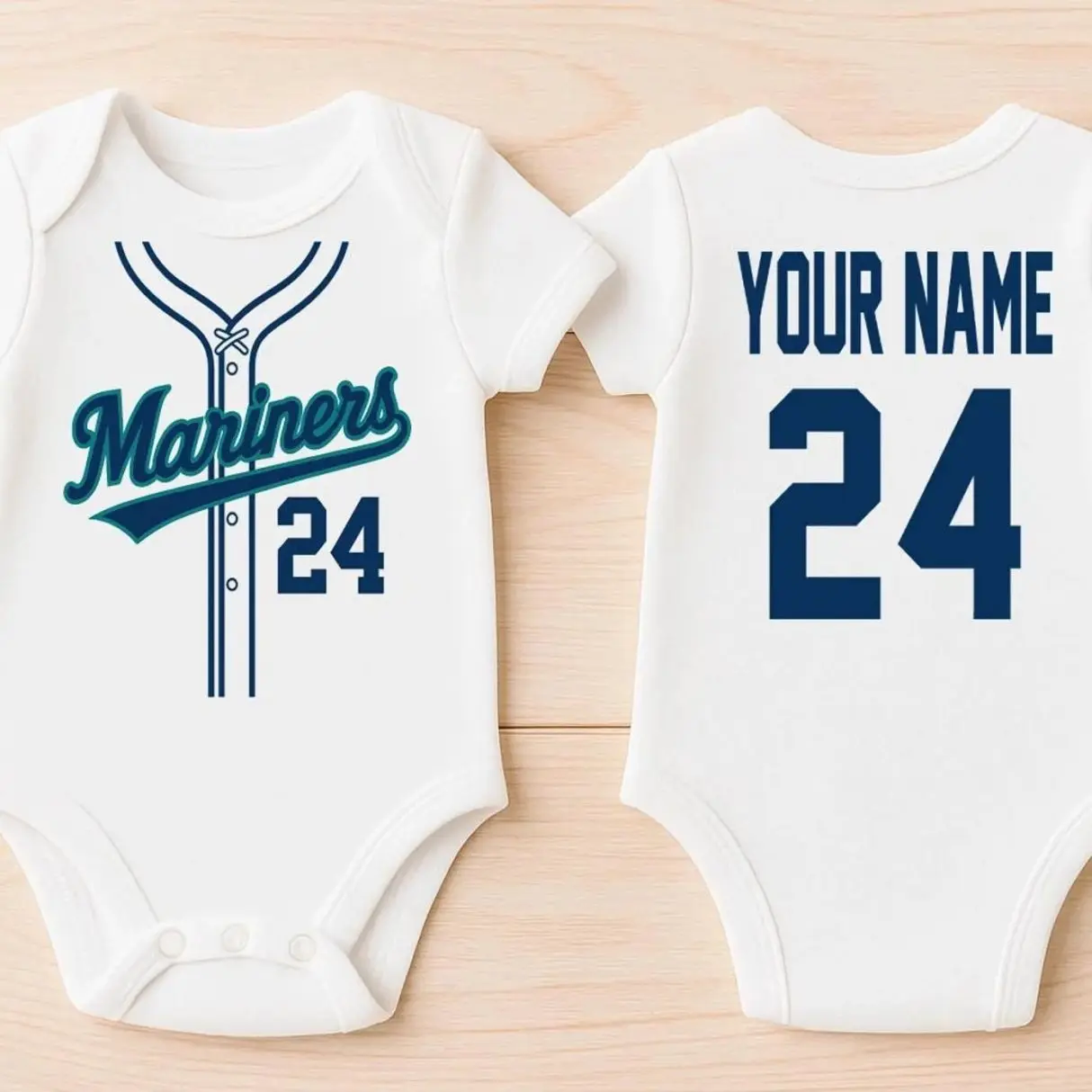 Personalized Baseball Baby Bodysuit, Custom Toddler Baseball Jersey, Infant Sports Shirt, Kids Game Day Gift S61