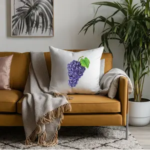 Purple Grapes Pillow