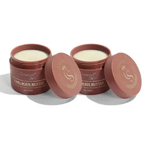 2 Pack Crowned Skin King Body Butter for Men, Pheromone Infused Sandalwood Amber Musk Scent Body Moisturizer, Long Lasting Fragrance Deep Nourishing Body Cream for Dry Rough Skin, Luxury Gentleman Perfumed Body Butter 5oz/150ml Each
